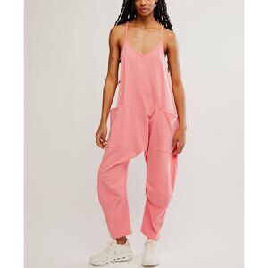 FP Movement by Free People Pink Relaxed Jumpsuit Romper